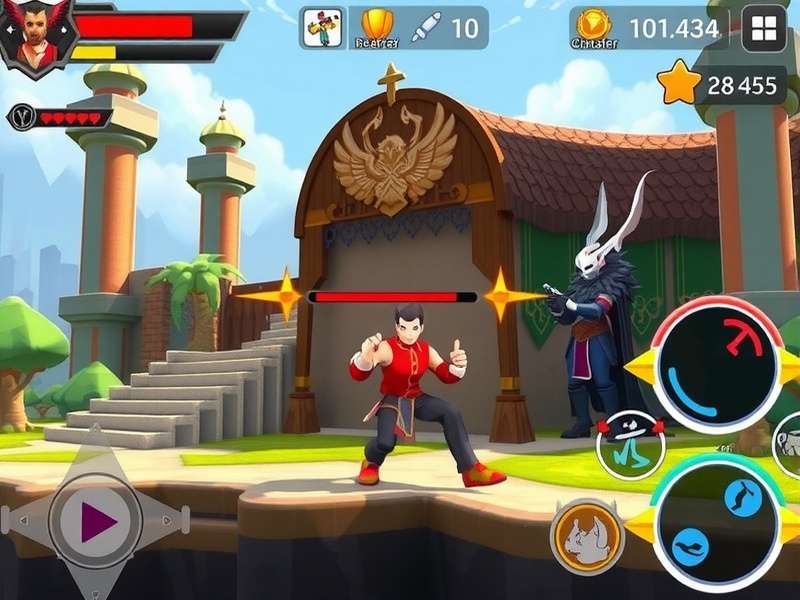 Supreme Glory Giant gameplay screenshot showing character and environment